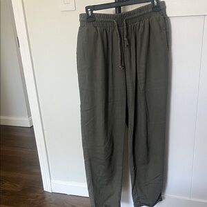 Women’s Olive Green Casual Pants
